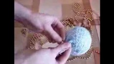 İp ve balondan ev dekorasyon topları nasıl yapılır